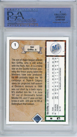Graded 1989 Upper Deck Ken Griffey Jr #MARINERS Star Rookie Rookie RC Baseball Card PSA 9 Mint (ONLINE ORDER ONLY)