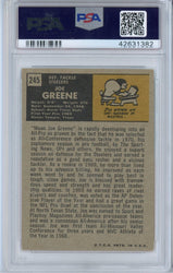 Graded 1971 Topps Joe Greene #STEELERS Rookie RC Football Card PSA 6 EX-MT (ONLINE ORDER ONLY)