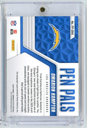 2025 Donruss Elite Pen Pals Omarion Hampton #PPOHA Auto Rookie RC Football Card (ONLINE ORDER ONLY)