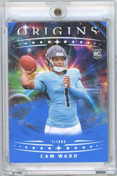 2025 Panini Origins Blue Cam Ward #143 /99 Rookie RC Football Card (ONLINE ORDER ONLY)