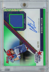 2024 Topps Bowmans Best Aidan Miller #FGRA-AM /99 Futures Game Relic Auto Rookie RC Baseball Card (ONLINE ORDER ONLY)