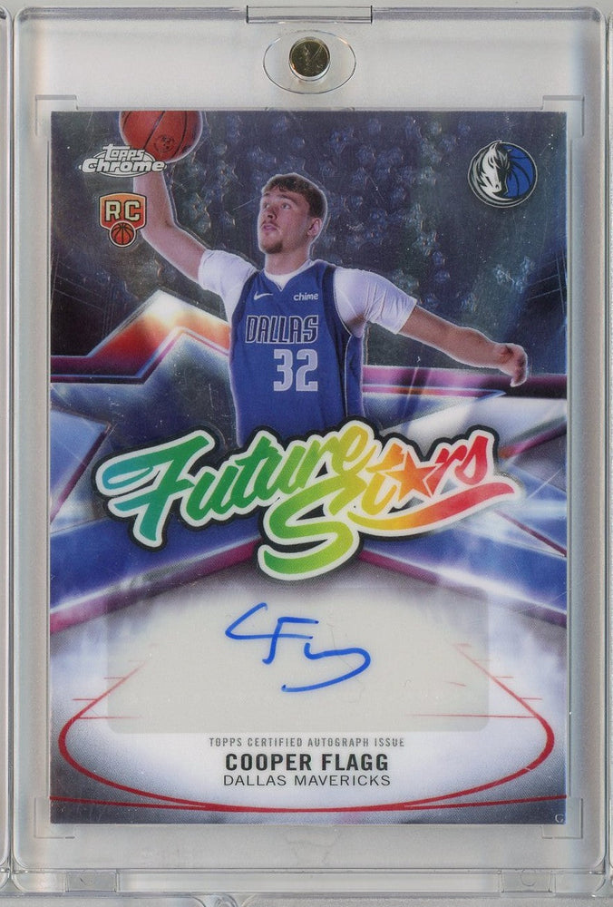 2025 Topps Cooper Flagg #FSCF Future Stars Auto Dallas Mavericks Rookie RC Basketball Card