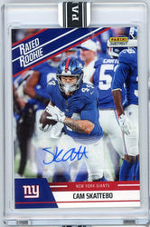 2025 Panini Instant NFL Cam Skattebo #2 Rated Retro Rookie Auto /99 New York Giants Rookie RC Football Card