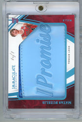2024 Panini Immaculate Matas Buzelis #SPKMBZ 1/1 One of One Sneak Peek Tongue Logo Rookie RC Basketball Card