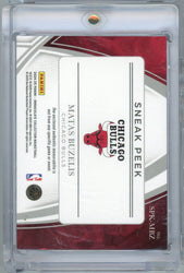 2024 Panini Immaculate Matas Buzelis #SPKMBZ 1/1 One of One Sneak Peek Tongue Logo Rookie RC Basketball Card