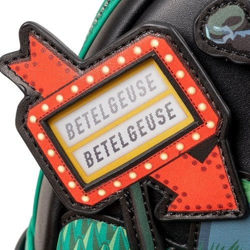 Loungefly Beetlejuice Graveyard Glow-in-the-Dark Mini-Backpack - Entertainment Earth Exclusive (ONLINE ORDER ONLY)