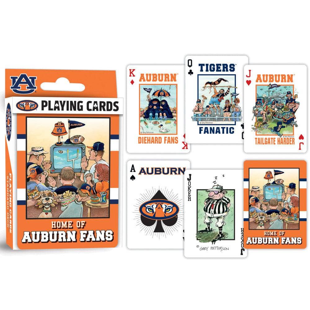 Auburn Tigers Fan Deck Playing Cards - 54 Card Deck