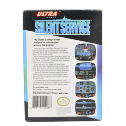 NES Cart Complete in Box - Silent Service (Online Order Only)