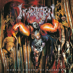 Incantation - Mortal Throne Of Nazarene ("Crushed Ripple" Blood Red Colored Vinyl) [Vinyl] (ONLINE ORDER ONLY)