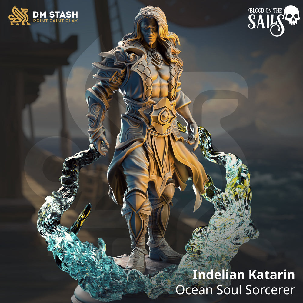 Indelian Katarin, Ocean Soul Sorcerer (Male Elf Sorcerer) (Online Only)