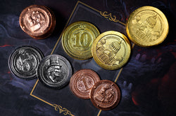 50 Metal Coin Board Game Upgrade Set (Industrial Coins)