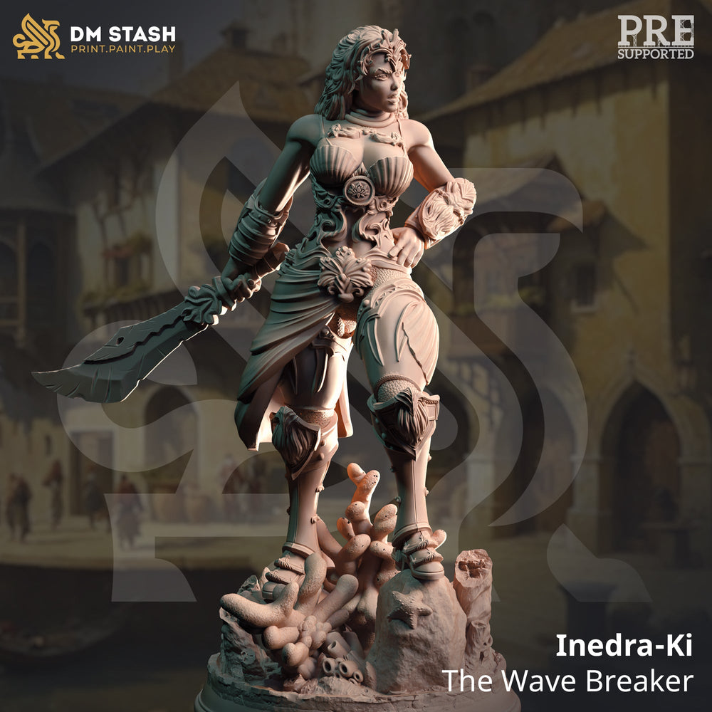 Inedra-Ki, The Wave Breaker (Female Human Pirate) (Online Only)