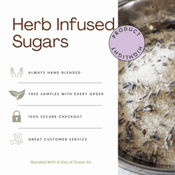 Orange Peel infused artisan culinary sugar (ONLINE ORDER ONLY)