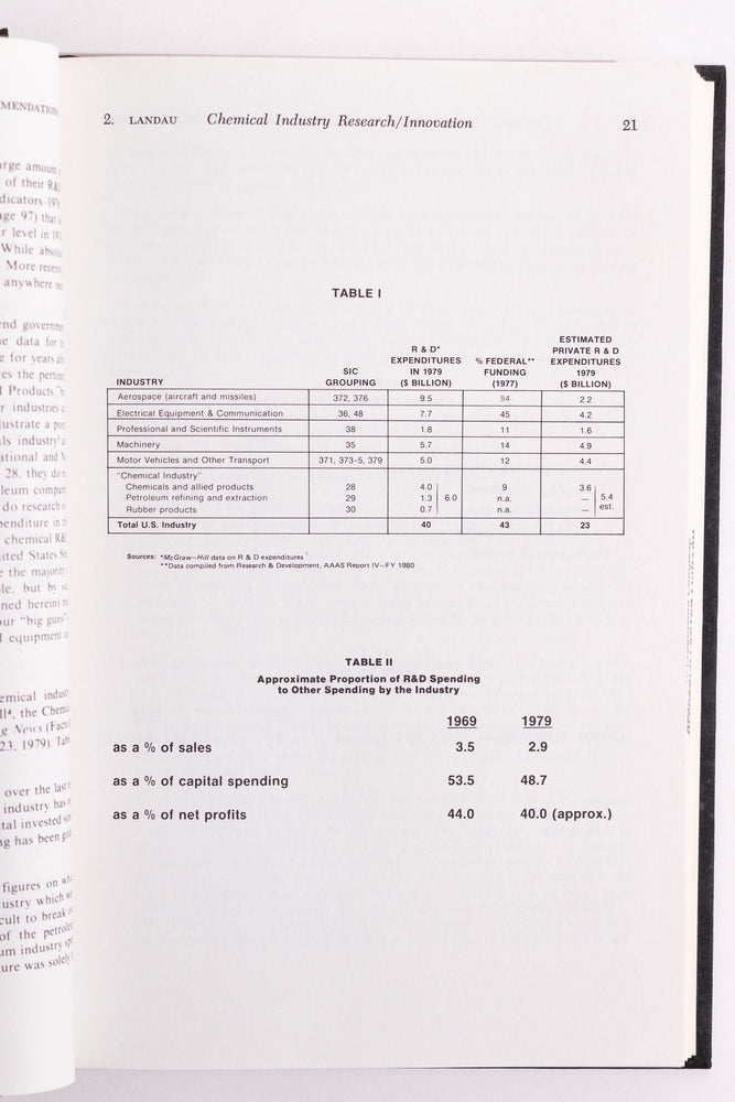 Innovation and U.S Research (ONLINE ORDER ONLY)