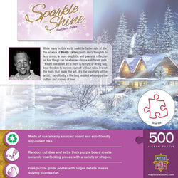 Sparkle & Shine - Northern Lights 500 Piece Glitter Jigsaw Puzzle
