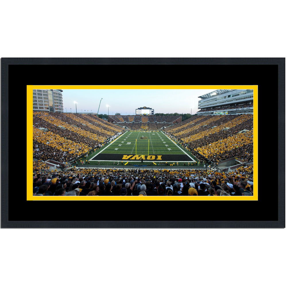 Framed Kinnick Stadium Iowa Hawkeyes 16x24 NCAA Football Photo Professionally Matted (ONLINE ORDER ONLY)