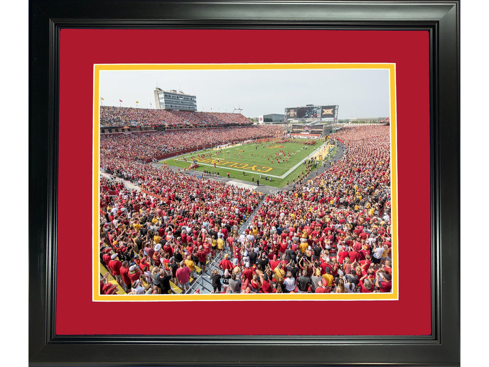 Framed Jack Trice Stadium Iowa State Cyclones 11"x14" NCAA Football Photo Professionally Matted (ONLINE ORDER ONLY)