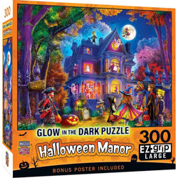 Glow in the Dark - Halloween Manor 300 Piece EZ Grip Jigsaw Puzzle
