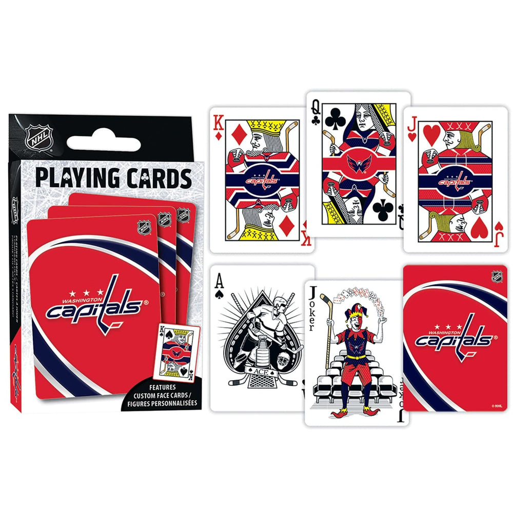 Washington Capitals Playing Cards - 54 Card Deck (ONLINE ORDER ONLY)