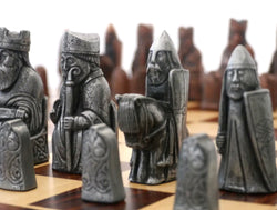 Chess Pieces - Metal Isle of Lewis - 3.5" (ONLINE ORDER ONLY)