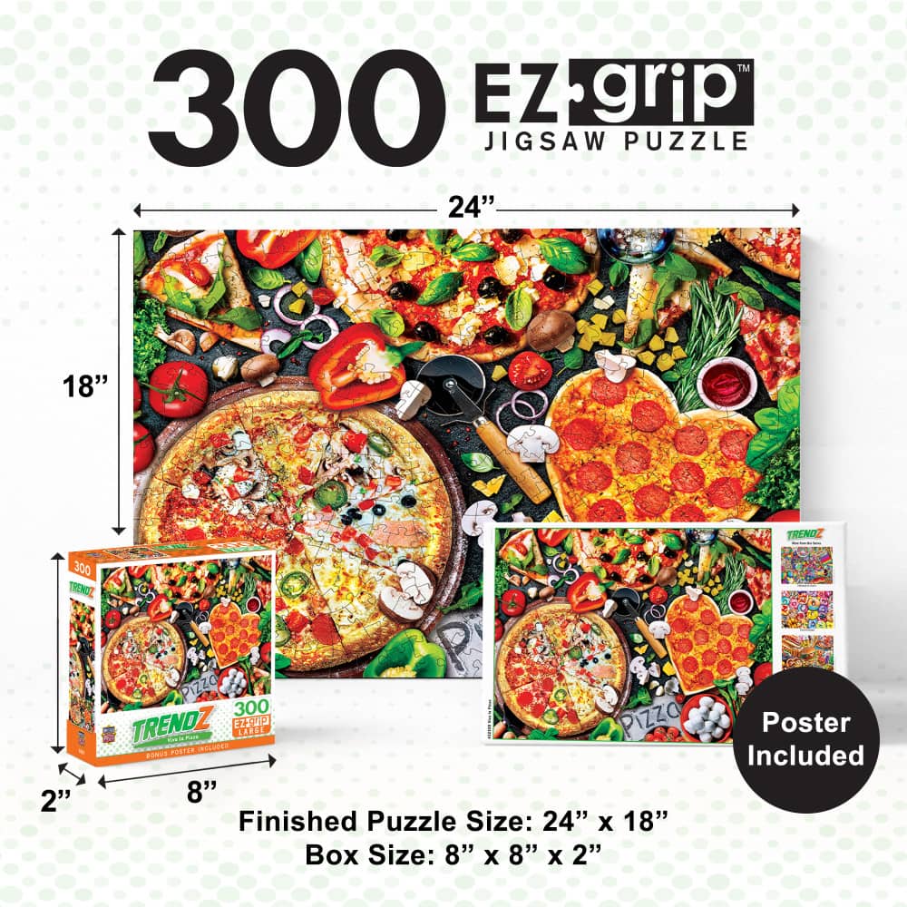 Trendz - Viva La Pizza 300 Piece EZ Grip Jigsaw Puzzle
