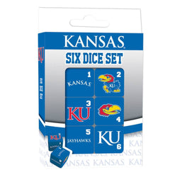 Kansas Jayhawks Dice Set - 19mm