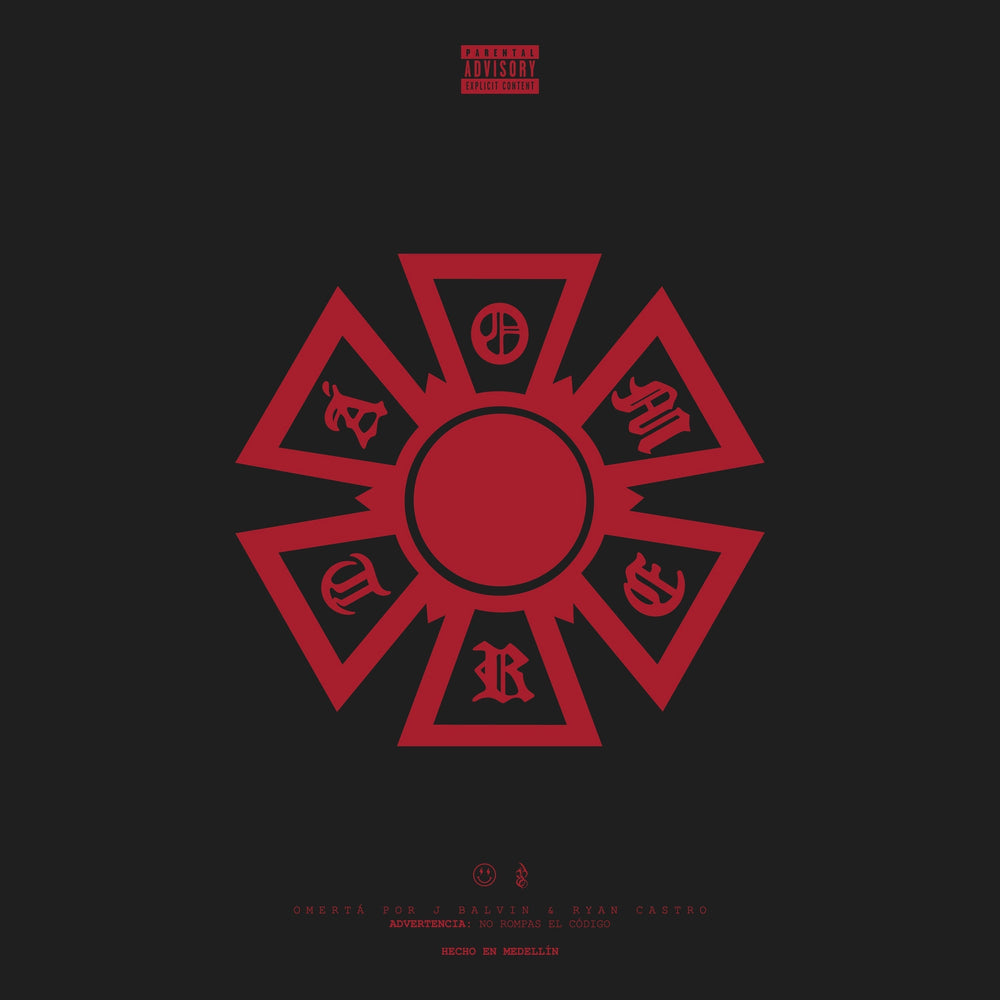 J Balvin & Ryan Castro - Omertá [Red] [Vinyl]