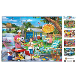 Family Time - Backyard Barbeque 400 Piece Jigsaw Puzzle