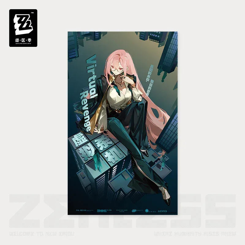 Zenless Zone Zero Random Play Video Tape Series Collectible Posters Vol.4