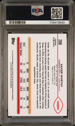 Graded 2024 Topps Chrome Xavier Worthy #208 Rookie RC Football Card PSA 9 Mint