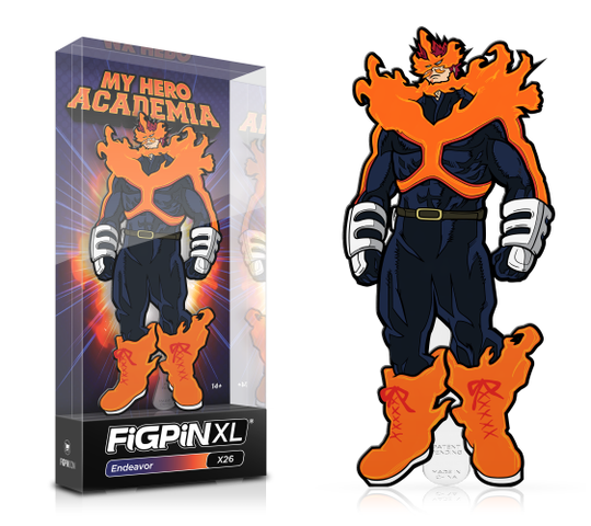 FiGPiN XL: My Hero Academia - Endeavor #X26 (ONLINE ORDER ONLY)