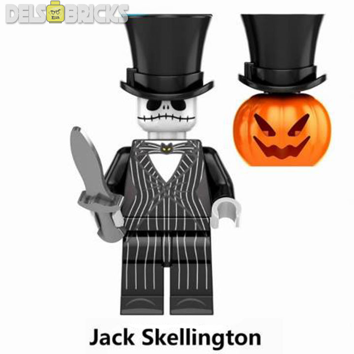 Jack Skellington Nightmare Before Christmas Lego Minifigures Custom Toys (ONLINE ORDER ONLY)