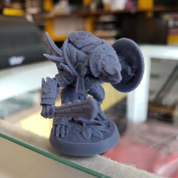 Jadeshell Turtlekin Warrior (Base Sculpt A) (Online Order Only)