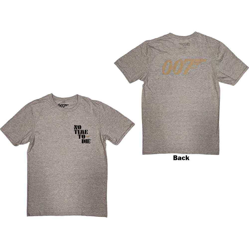 James Bond 007 - No Time To Die & Logo [T-Shirt] (ONLINE ORDER ONLY)