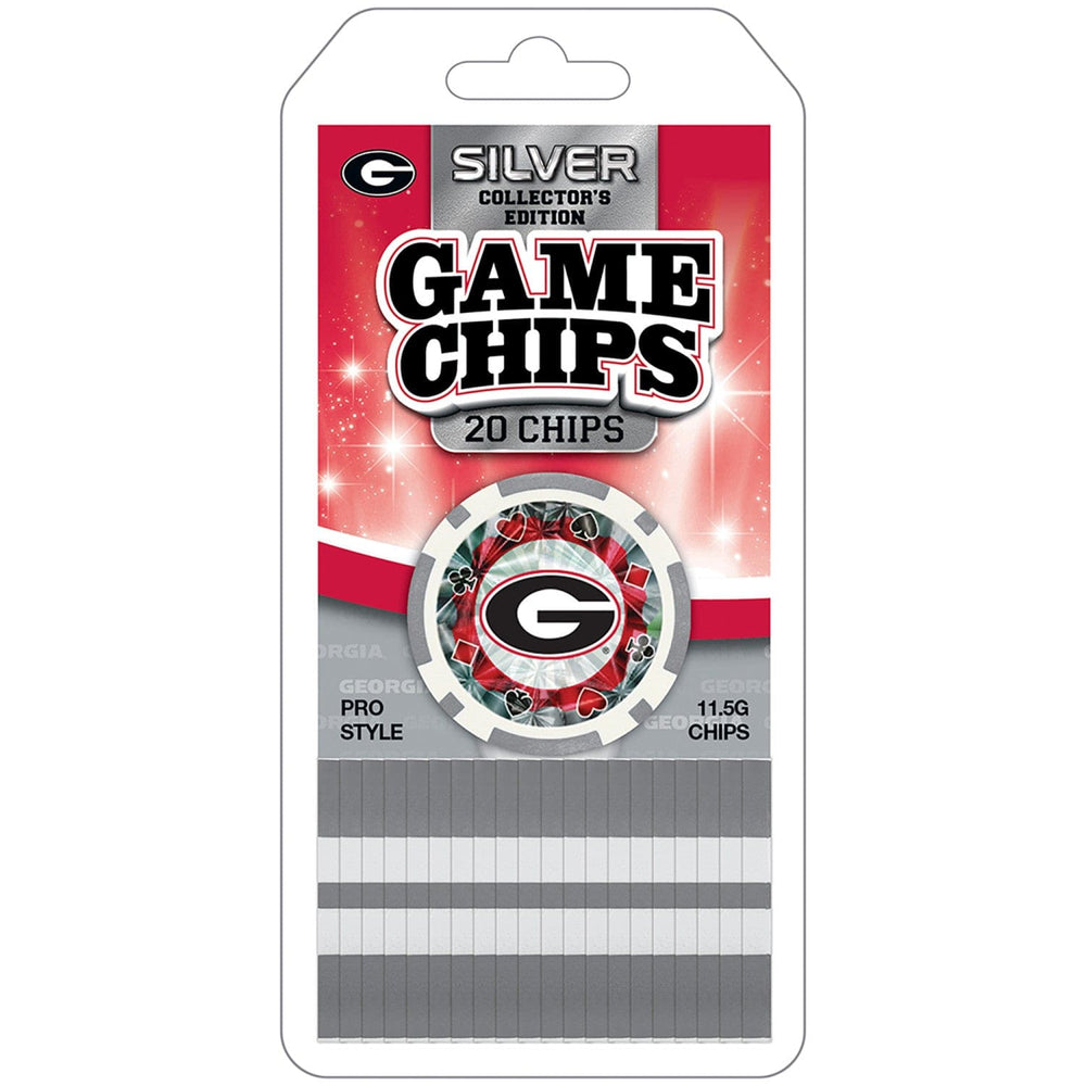 Georgia Bulldogs 20 Piece Poker Chips (ONLINE ORDER ONLY)