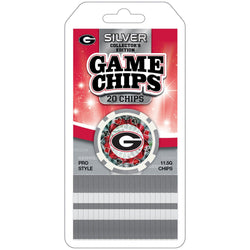 Georgia Bulldogs 20 Piece Poker Chips (ONLINE ORDER ONLY)
