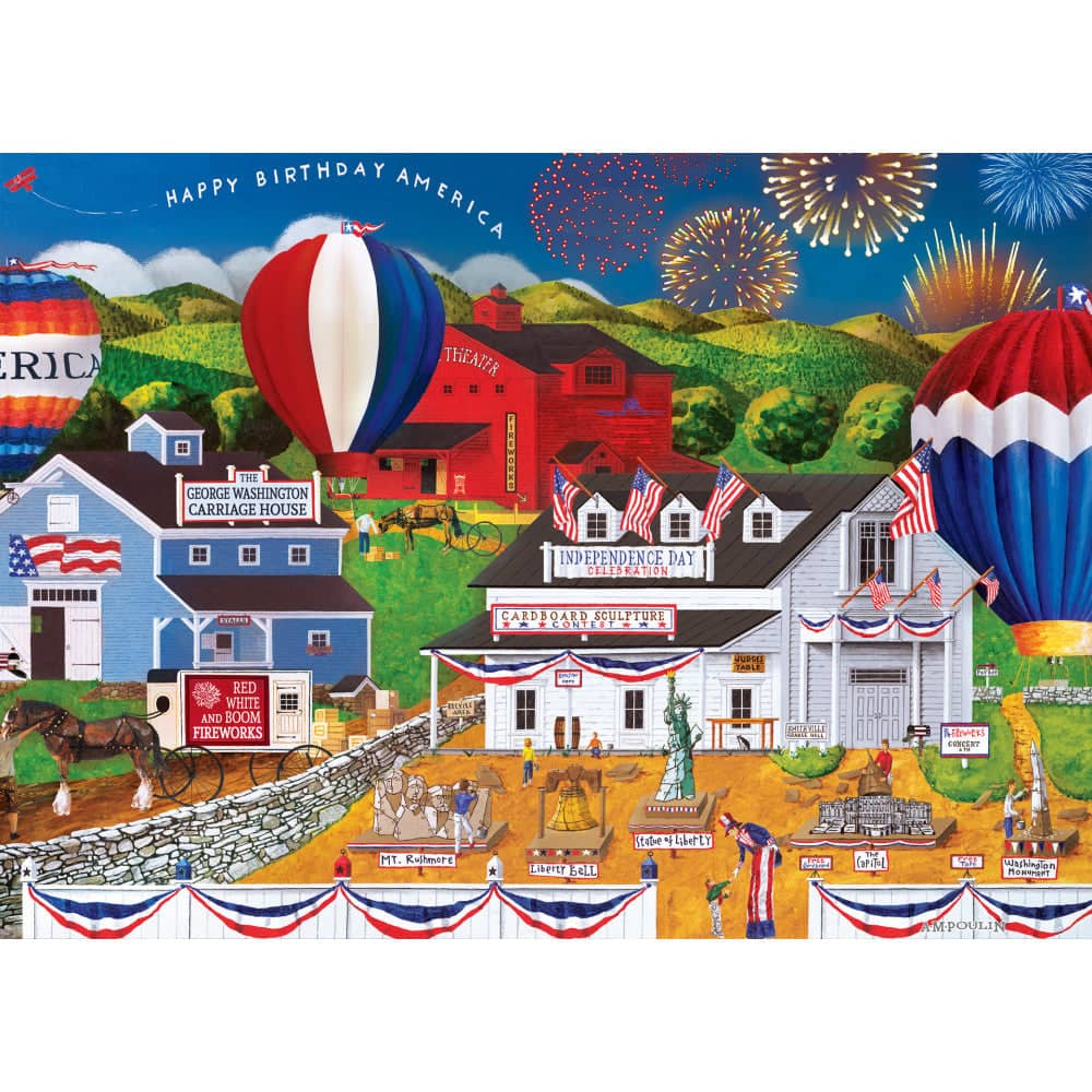 Celebrate America - Stars & Stripes 1000 Piece Jigsaw Puzzle