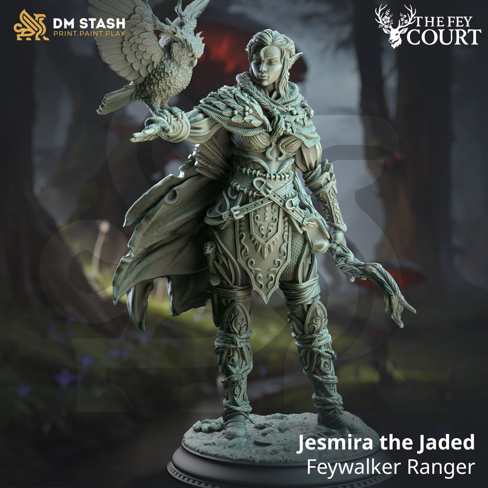 Jesmira the Jaded (Female Feywalker Elf Ranger) (Online Only)