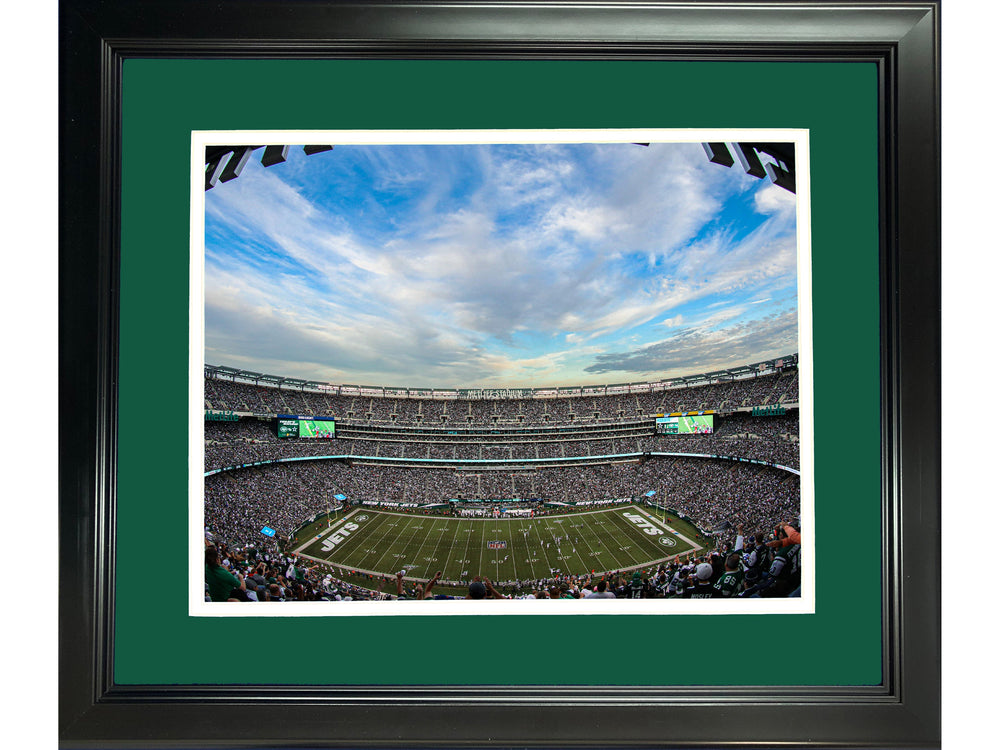 Framed MetLife Stadium New York Jets 11"x14" Football Photo Professionally Matted