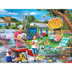 Family Time - Backyard Barbeque 400 Piece Jigsaw Puzzle