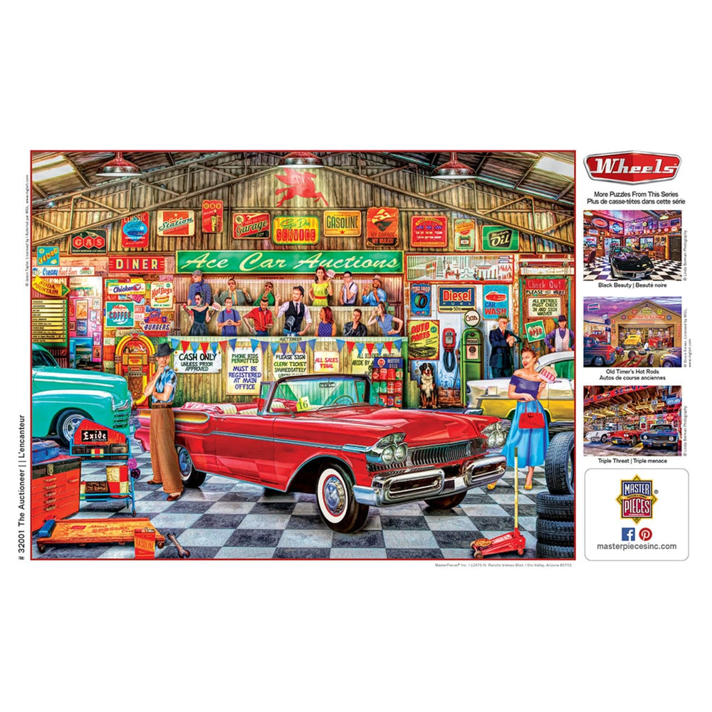 Wheels - The Auctioneer 750 Piece Jigsaw Puzzle (ONLINE ORDER ONLY)