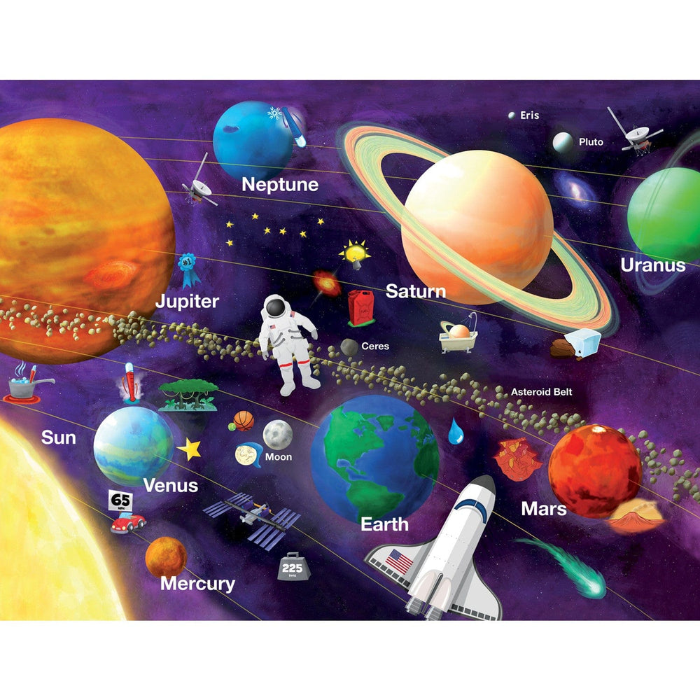 Explorer - Solar System 60 Piece Glow in the Dark Jigsaw Puzzle (ONLINE ORDER ONLY)