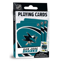 San Jose Sharks Playing Cards - 54 Card Deck