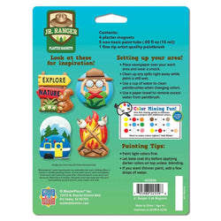 Jr. Ranger - 6-Pack Plaster Magnets Paint Kit
