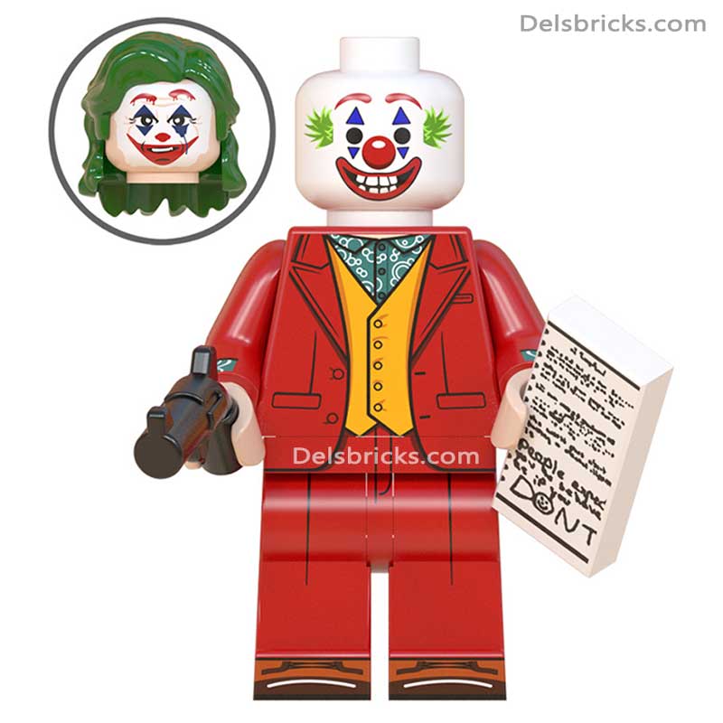 The Joker Arthur Fleck Lego Minifigures Custom Toys (ONLINE ORDER ONLY)