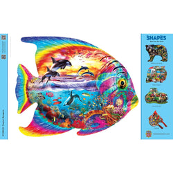 Shapes - Tropical Menagerie 1000 Piece Shaped Jigsaw Puzzle