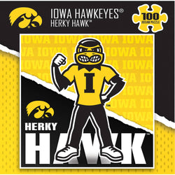 Iowa Hawkeyes - NCAA Mascot 100 Piece Jigsaw Puzzle