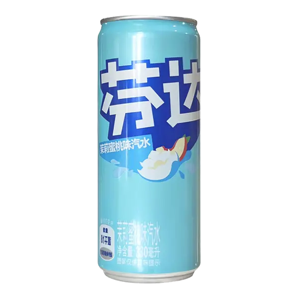 Fanta Jasmine Peach Can (330ml)(China) (ONLINE ORDER ONLY)