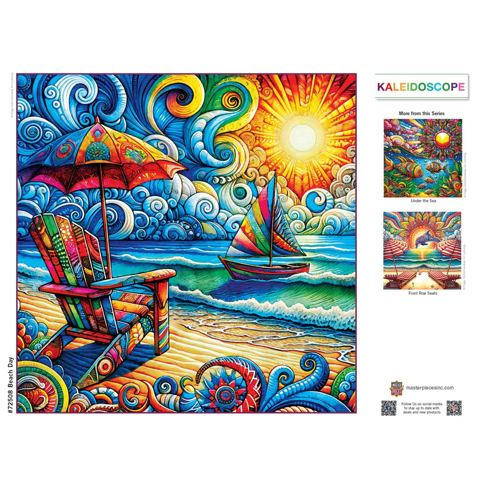 Kaleidoscope - Beach Day 1000 Piece Jigsaw Puzzle (ONLINE ORDER ONLY)