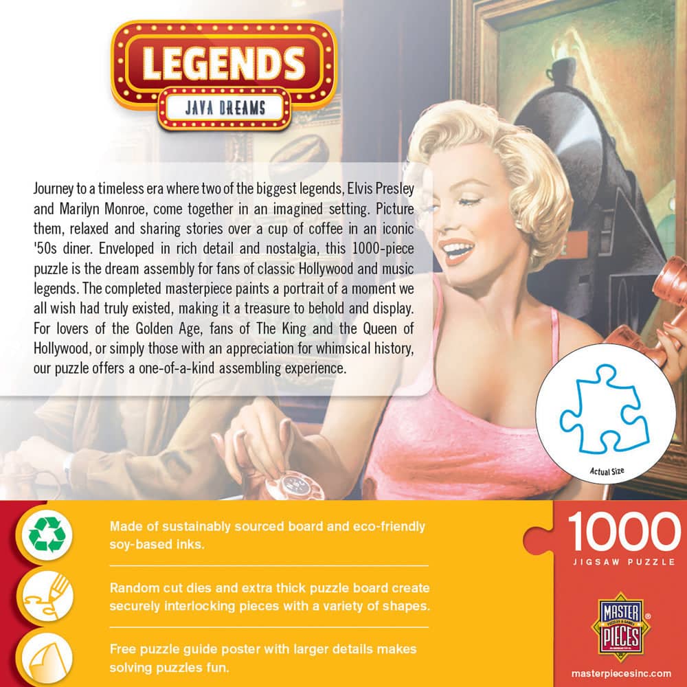Legends - Java Dreams 1000 Piece Jigsaw Puzzle